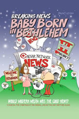 Breaking News!  Baby Born in Bethlehem Unison/Two-Part Singer's Edition cover
